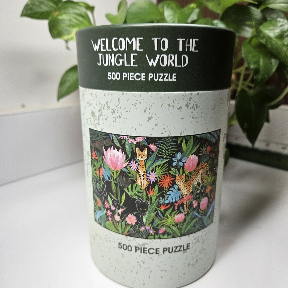 Welcome To The Jungle World Land Mark 500 Piece Puzzle By Modern Expressions